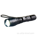 Torca de aluminio potente zoom táctico táctico xml-t6 linterna LED